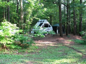our Aliner campsite